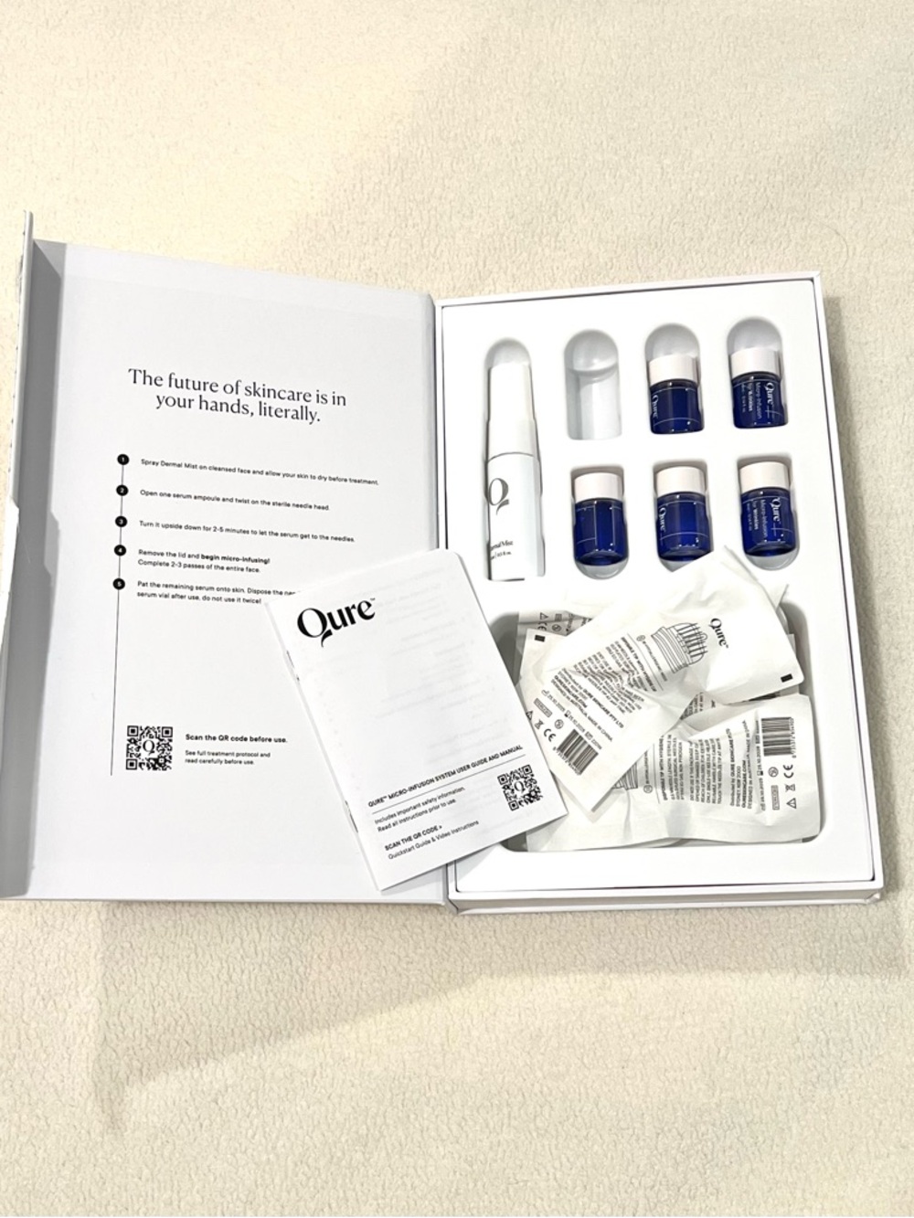 Qure Micro-Infusion Facial Set- 5 sets